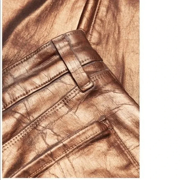 NWT L’Agence Margot Metallic HighRise Skinny Jeans - Picture 6 of 16